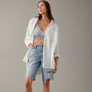 American Eagle Outfitters White Button Down Shirt